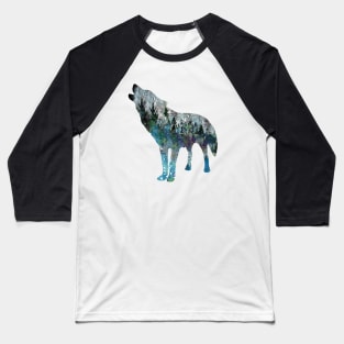 Howling wolf Baseball T-Shirt